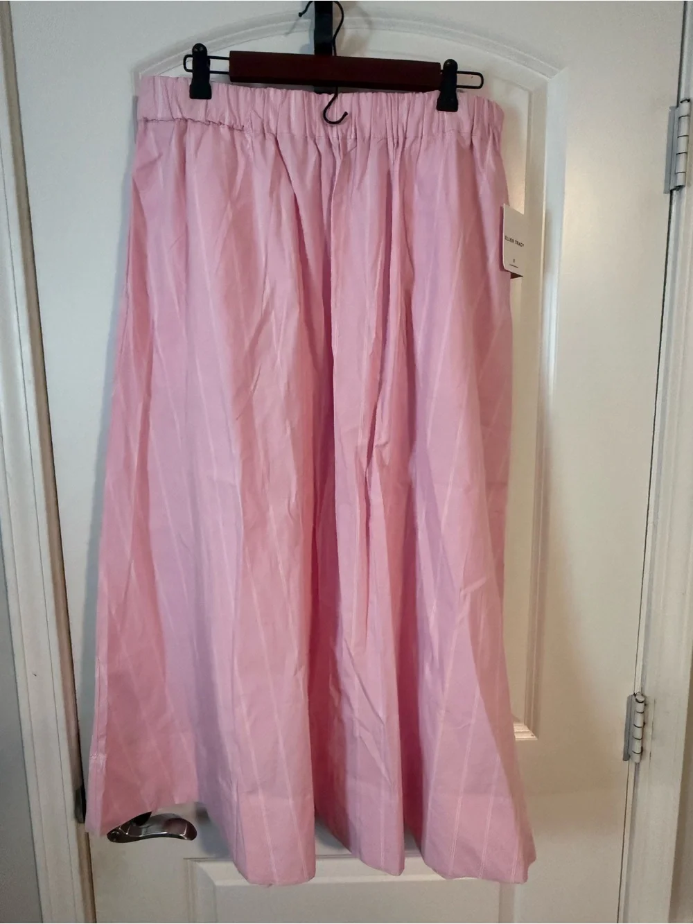 Ellen Tracy Pink Midi Skirt Pink